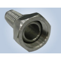 Metric Female 74 Degree Cone Seat Swaged Hose Fittings Replace Parker Fittings and Eaton Fittings